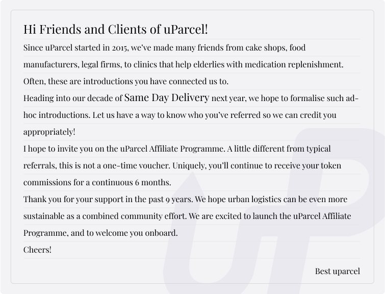 affiliate programme banner