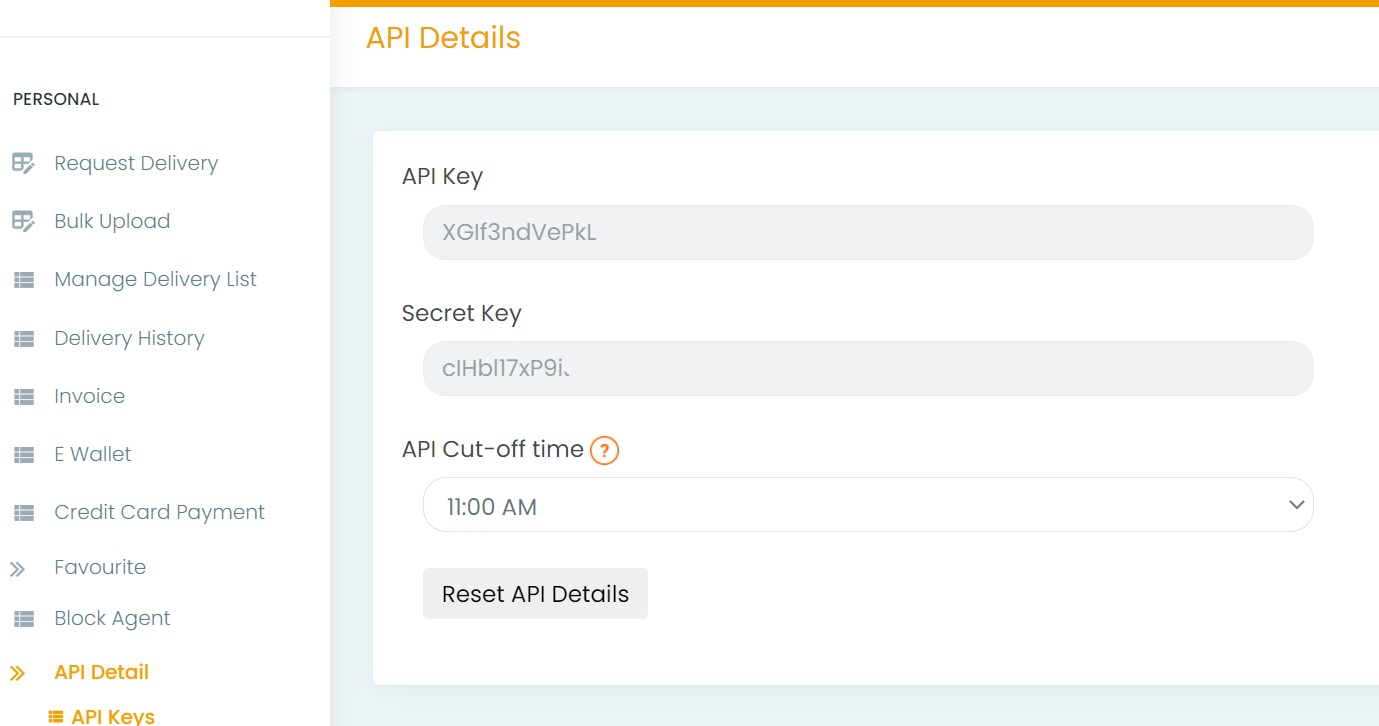 API Details