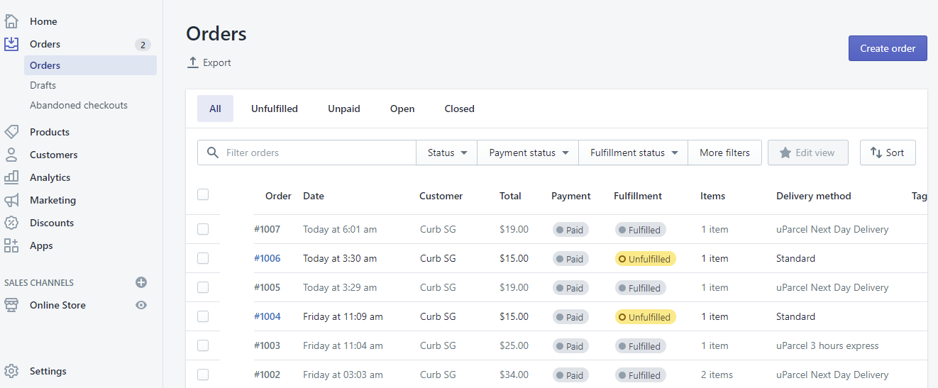 Verify Order Flow